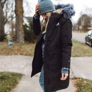 The North Face parka down jacket